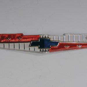 Chevy Hood Emblem Plastic Insert, V8, 1956 & 1958