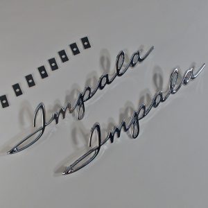 Chevy Quarter Panel Impala Scripts, 1962