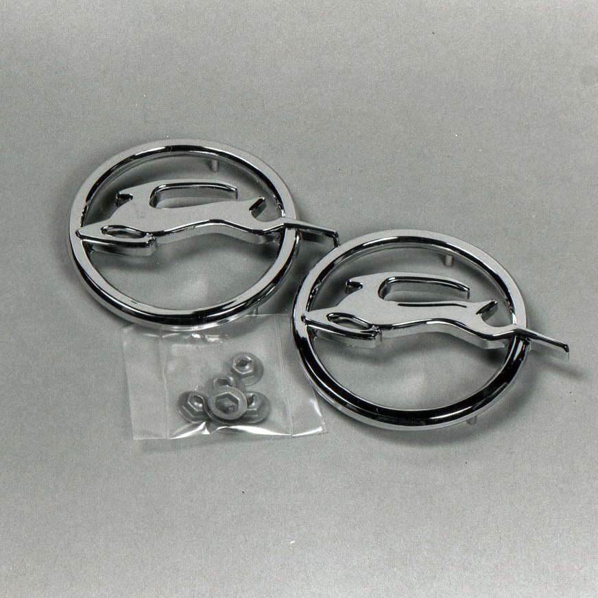 Chevy Quarter Panel Emblems, Impala, 1962