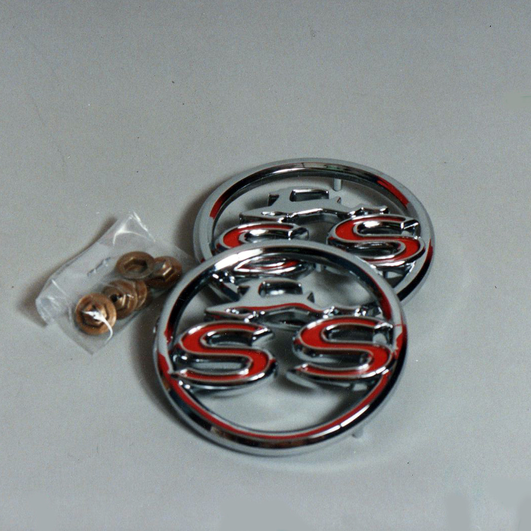 Chevy Quarter Panel Emblems, Impala SS, 1962