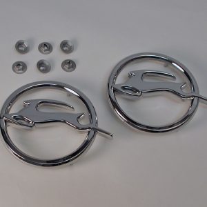 Chevy Quarter Panel Impala Emblems, 1963