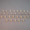 Chevy Front End Sheetmetal Screws, 1/4-inch, Cad Plated, 1955-1957