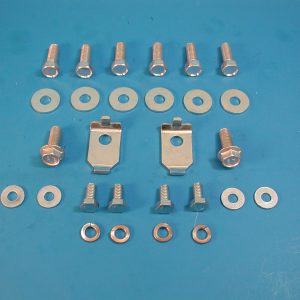 Chevy Hood Hinge Hardware Set, Original, 1957