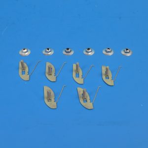 Chevy Molding T-bolt Clips & Nuts, 1 5/8-inch, 1955-1964