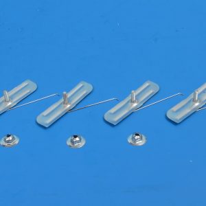 Chevy Molding T-bolt Clips & Nuts, 3 1/4-inch, 1955-1964