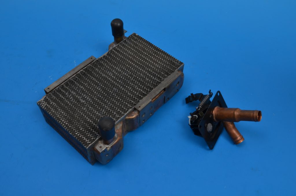 Chevy Heater Core, Deluxe & Heater Control Valve, 1957