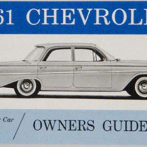 Chevy Owners Manual, 1961