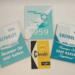 Chevy Manual Literature Set, 1959