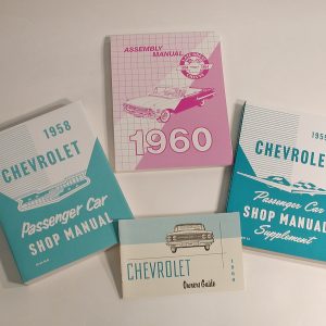 Chevy Manual Literature Set, 1960