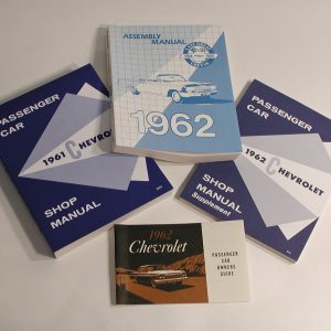 Chevy Manual Literature Set, 1962