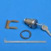 Chevy Trunk Lock Kit, Reproduction with Keys, 1955-1958