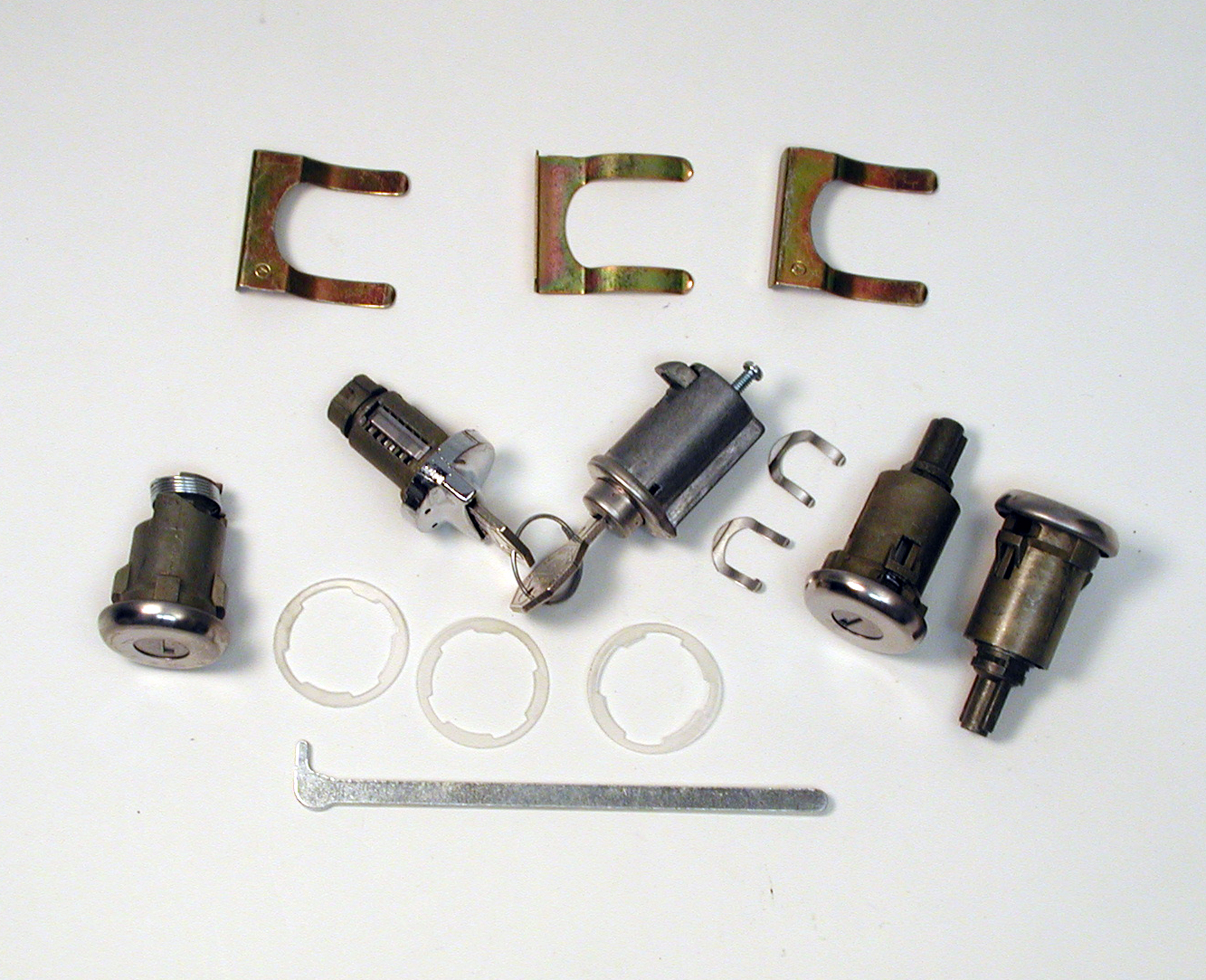 Chevy Door Lock Set, Ignition, Doors, Glove & Trunk, Convertible & 2 ...