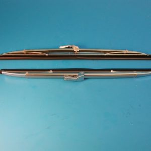 Chevrolet Windshield Wiper Blades, Polished Stainless Steel, 1956-1962