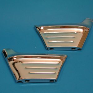 Chevy Fender Extensions, Chrome, 1956
