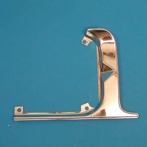 Chevy Gas Door Guard, Accessory, Stainless, 1961