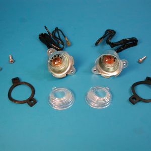 Chevy License Plate Lamp Assembly, Non-Wagon, 1955