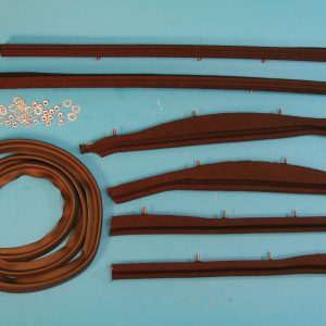 Chevy Roofrail Weatherstrip Set, Convertible, 1958