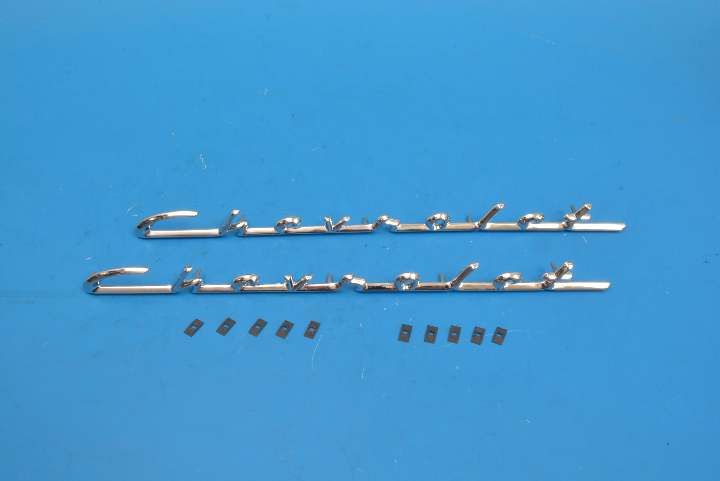 Chevy Script 1955-1964 Classic Chevy Exterior Products | Emblems | Scripts | Ornaments