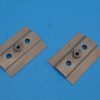 Chevy Convertible Top Cylinder Bracket Support Plates, 1955-1957
