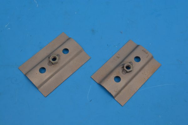 Chevy Convertible Top Cylinder Bracket Support Plates, 1955-1957