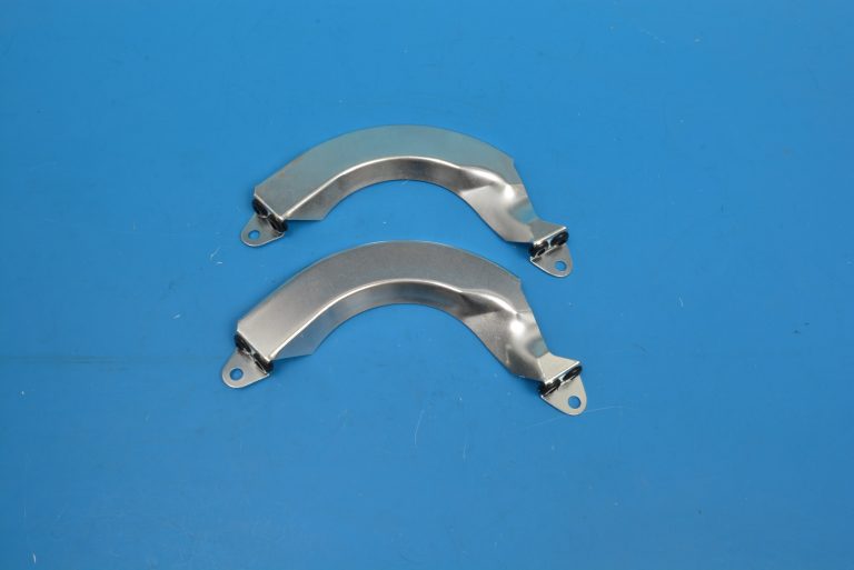 Chevy Spark Plug Wire Lower Heat Shields & Supports, V8, 1957