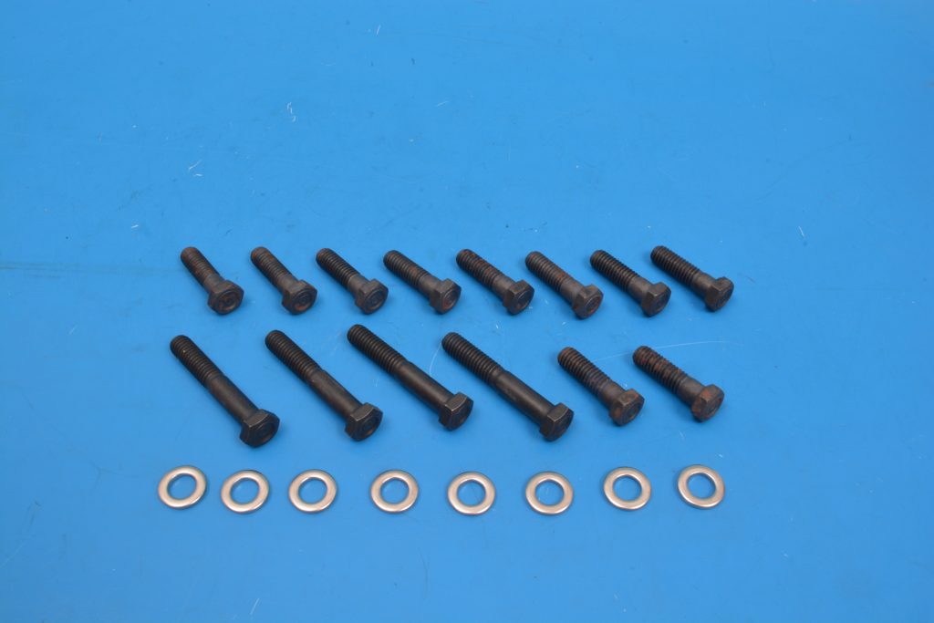 Chevy Exhaust Manifold Bolt Set, Big Block, 19581964 Bowtie Classic