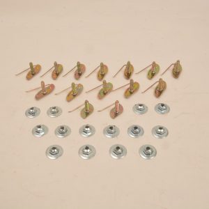 Chevy Fender Molding Clip Set, BelAir, 2-Door, 1962